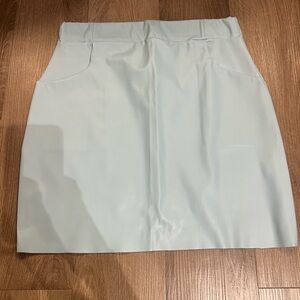 Pretty little thing Blue Women's faux leather skirt. New, never worn